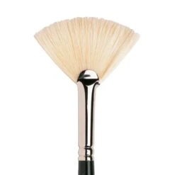 Winsor & Newton Winton Long Handled Hog Brush - Fan 11 Winsor & Newton Winton Long Handled Hog Brush - Fan -ARTdiscount 094376870558 W N WINTON HOG BRUSH FAN LONG HANDLE NO 8