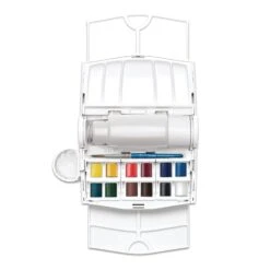 Winsor & Newton Cotman Watercolour Field Travel Set 9 Winsor & Newton Cotman Watercolour Field Travel Set -ARTdiscount 094376954371 WN COTMAN FIELD TRAVEL SET OPEN SET 094376954371