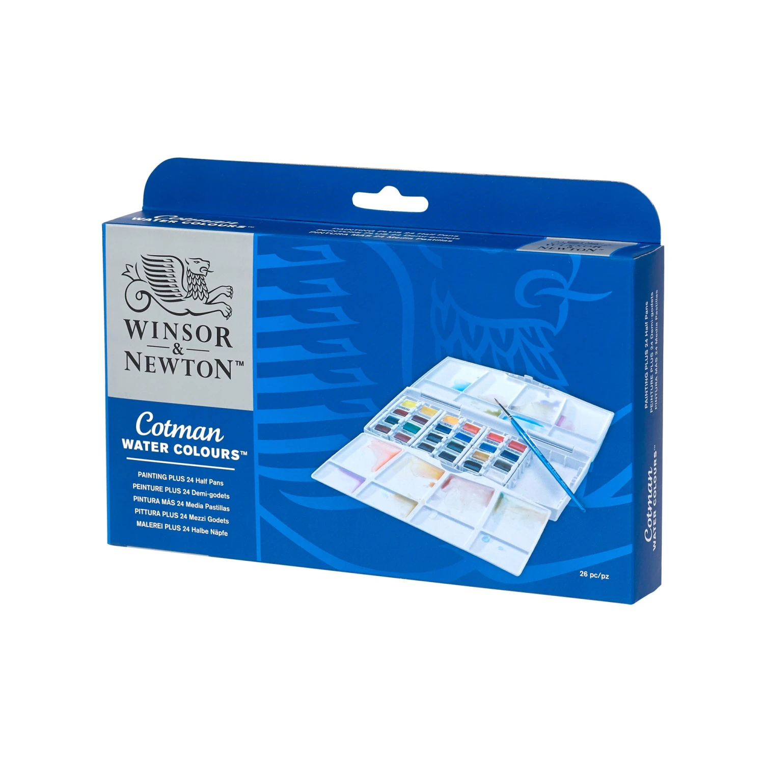 Winsor & Newton Cotman Painting PLUS 24 Half Pan Set 1 Winsor & Newton Cotman Painting PLUS 24 Half Pan Set