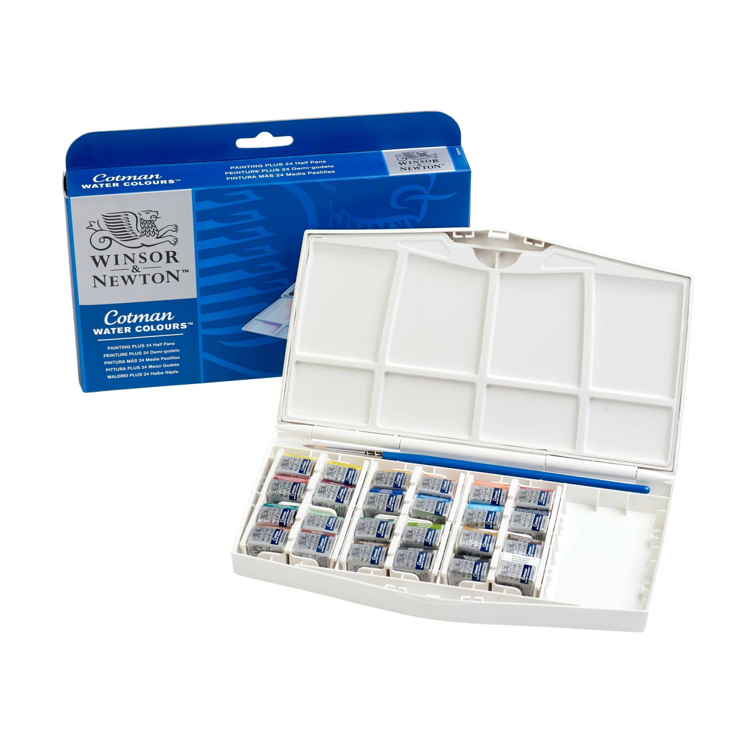 Winsor & Newton Cotman Painting PLUS 24 Half Pan Set 3 Winsor & Newton Cotman Painting PLUS 24 Half Pan Set - Image 3
