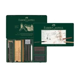 Faber-Castell Pitt Monochrome Sets 8 Faber-Castell Pitt Monochrome Sets -ARTdiscount 112977 Pitt Monochrome set tin of 33 High Res 14555