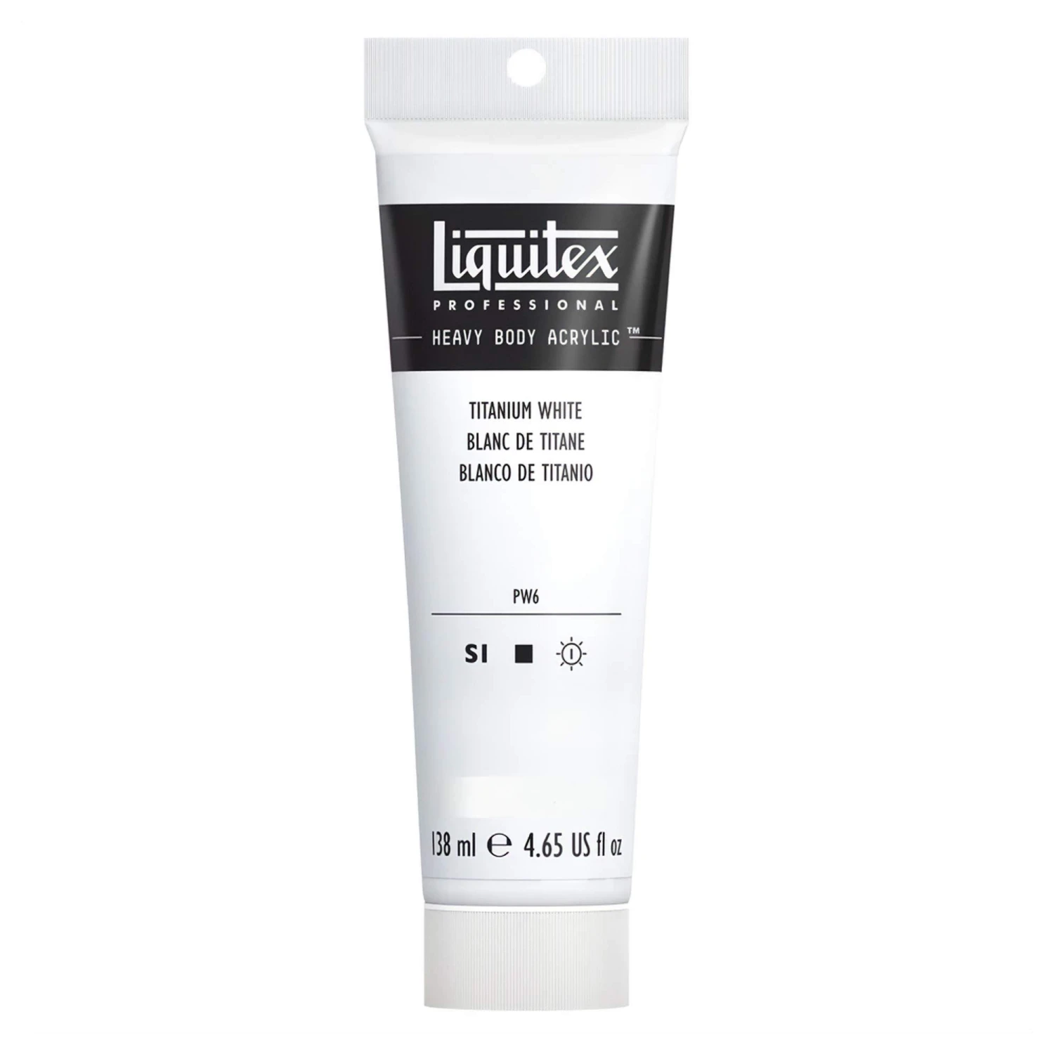 Liquitex HEAVY BODY - Titanium White - 138ml Tube 1 Liquitex HEAVY BODY - Titanium White - 138ml Tube
