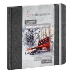 Hahnemühle 'Toned' Watercolour Books - Grey 200gsm (95lb) -ARTdiscount 14 14 grey