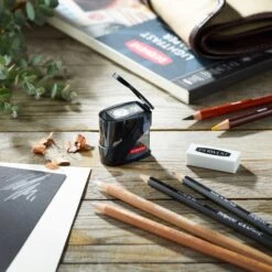 Derwent Twin Hole Sharpener 8 Derwent Twin Hole Sharpener -ARTdiscount 2306123 Twin Hole Pencil Sharpener Lifestyle 2