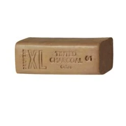 Derwent Tinted Charcoal XL Blocks - Individual Colours 14 Derwent Tinted Charcoal XL Blocks - Individual Colours -ARTdiscount 2306201 Derwent Tinted Charcoal XL Block Ochre Out of Pack Left View