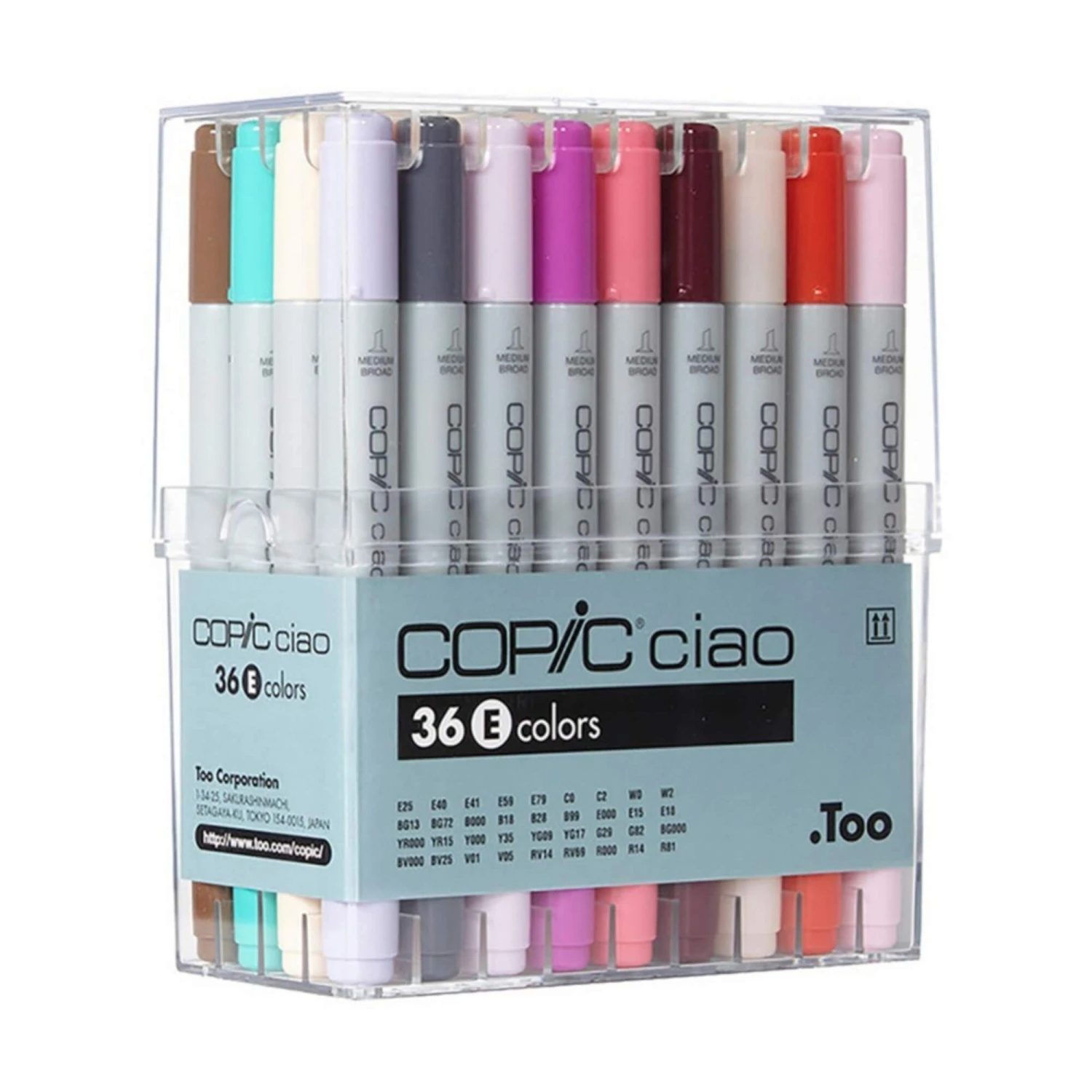 COPIC Ciao Marker Set Of 36 Colours Set E 1 COPIC Ciao Marker Set Of 36 Colours Set E