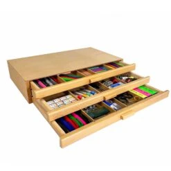 Artists Wooden Storage Cabinet - 3 Drawer -ARTdiscount 3Drawer 5