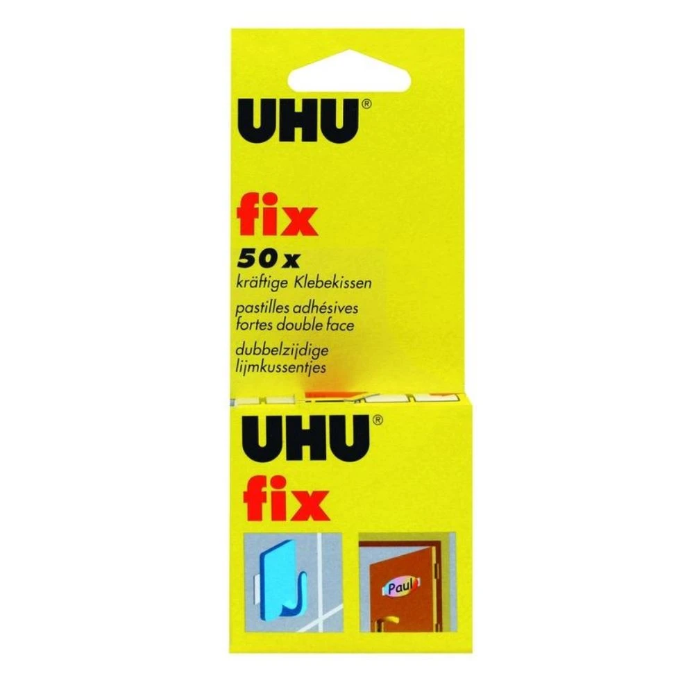 UHU® UHU Fix - 50 X Strong Double-Sided Pads 1 UHU® UHU Fix - 50 X Strong Double-Sided Pads