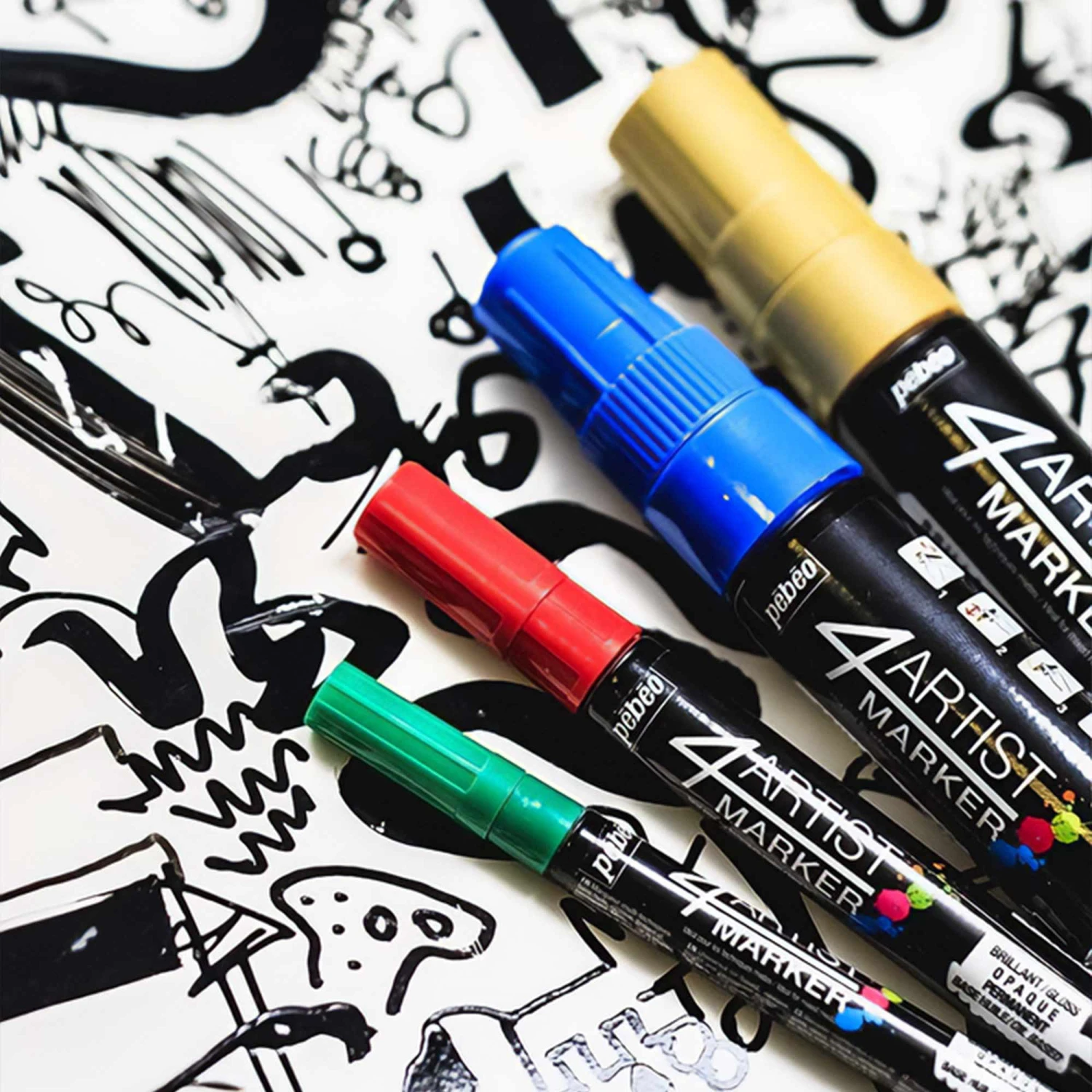 Pebeo 4Artist Marker - 4mm 3 Pebeo 4Artist Marker - 4mm - Image 3