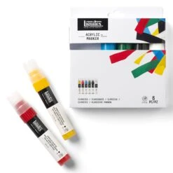 Liquitex Paint Marker - Set Of 6 X 15mm - Classic Colours -ARTdiscount 68819