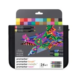 Winsor & Newton Promarker MIXED Marker Set Of 24
