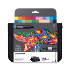 Winsor & Newton Promarker Arts & Illustration Set - Set Of 24
