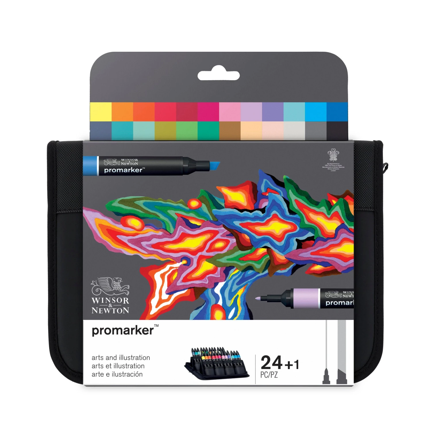 Winsor & Newton Promarker Arts & Illustration Set - Set Of 24 1 Winsor & Newton Promarker Arts & Illustration Set - Set Of 24