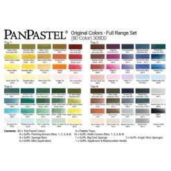 PanPastel Complete Original Colours Range - 80 Colours Set 5 PanPastel Complete Original Colours Range - 80 Colours Set -ARTdiscount 80 set PanPastel colour chart Contents