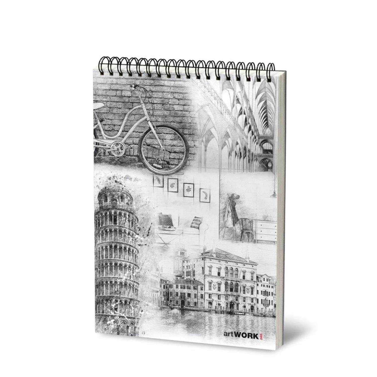 Stifflex ArtWork Sketch Pad 120gsm Spiral Bound 24x33cm 80 Sheets Smooth Surface 1 Stifflex ArtWork Sketch Pad 120gsm Spiral Bound 24x33cm 80 Sheets Smooth Surface