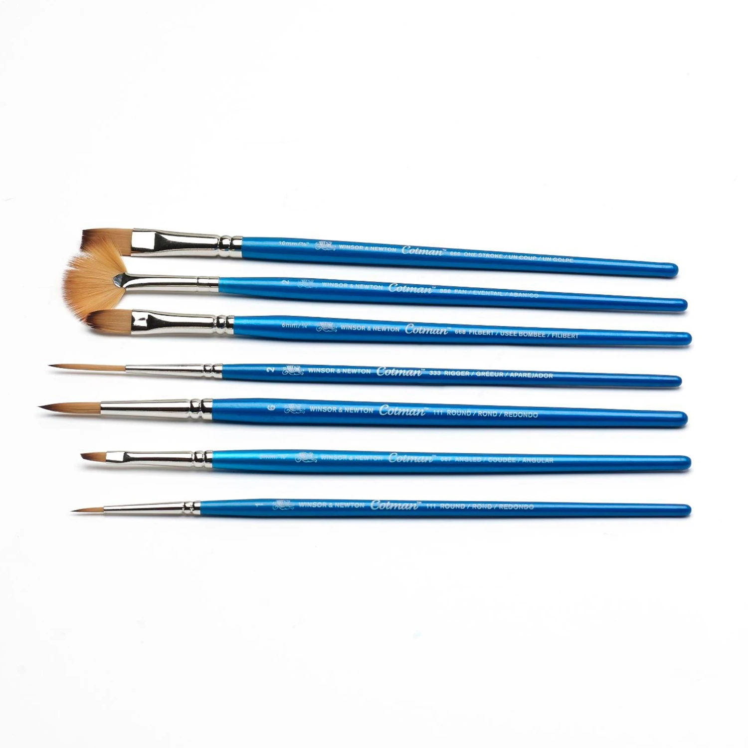 Winsor & Newton Cotman Watercolour Brush - Set Of 7 3 Winsor & Newton Cotman Watercolour Brush - Set Of 7 - Image 3