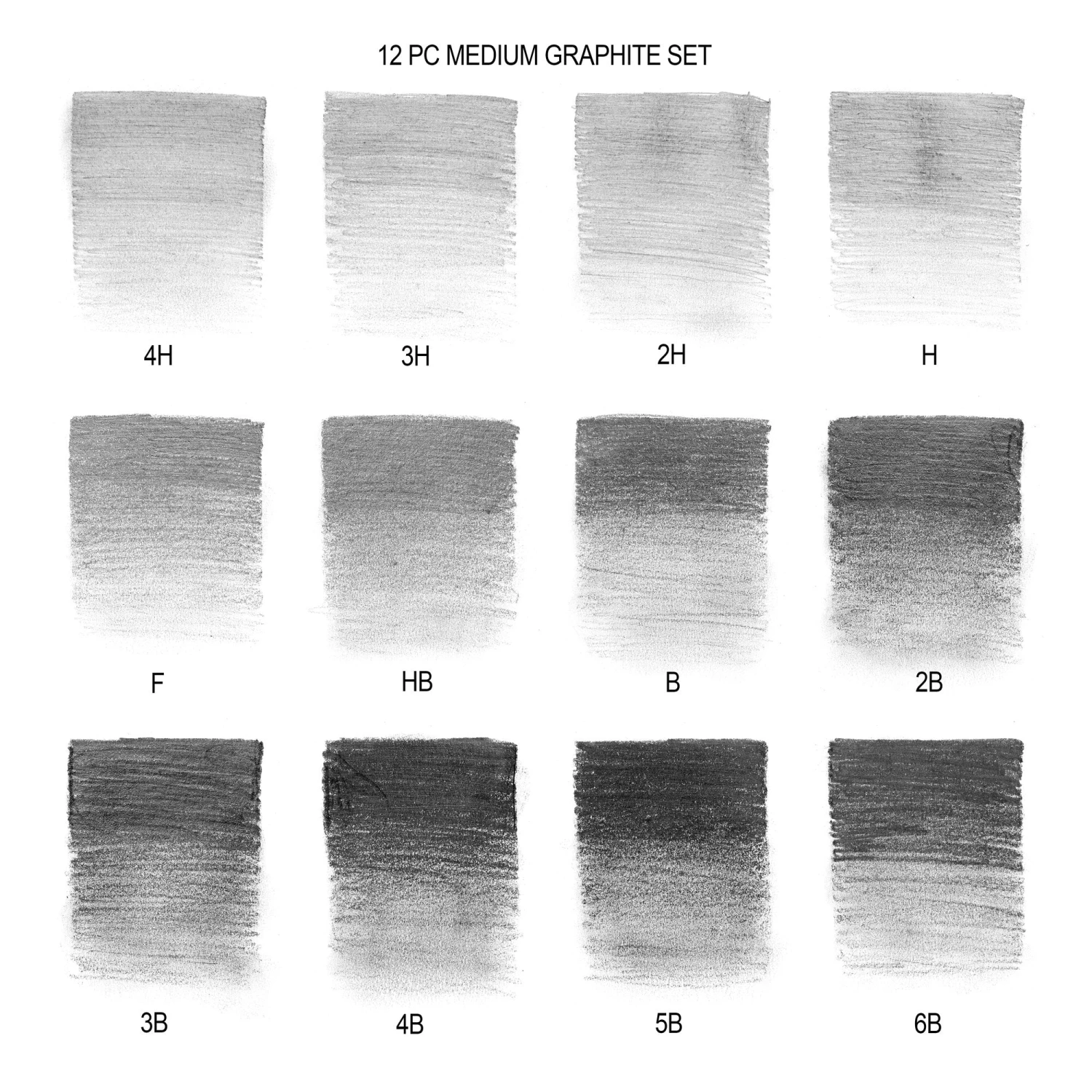 Winsor & Newton Studio Collection Medium Graphite Pencil X12 4 Winsor & Newton Studio Collection Medium Graphite Pencil X12 - Image 4