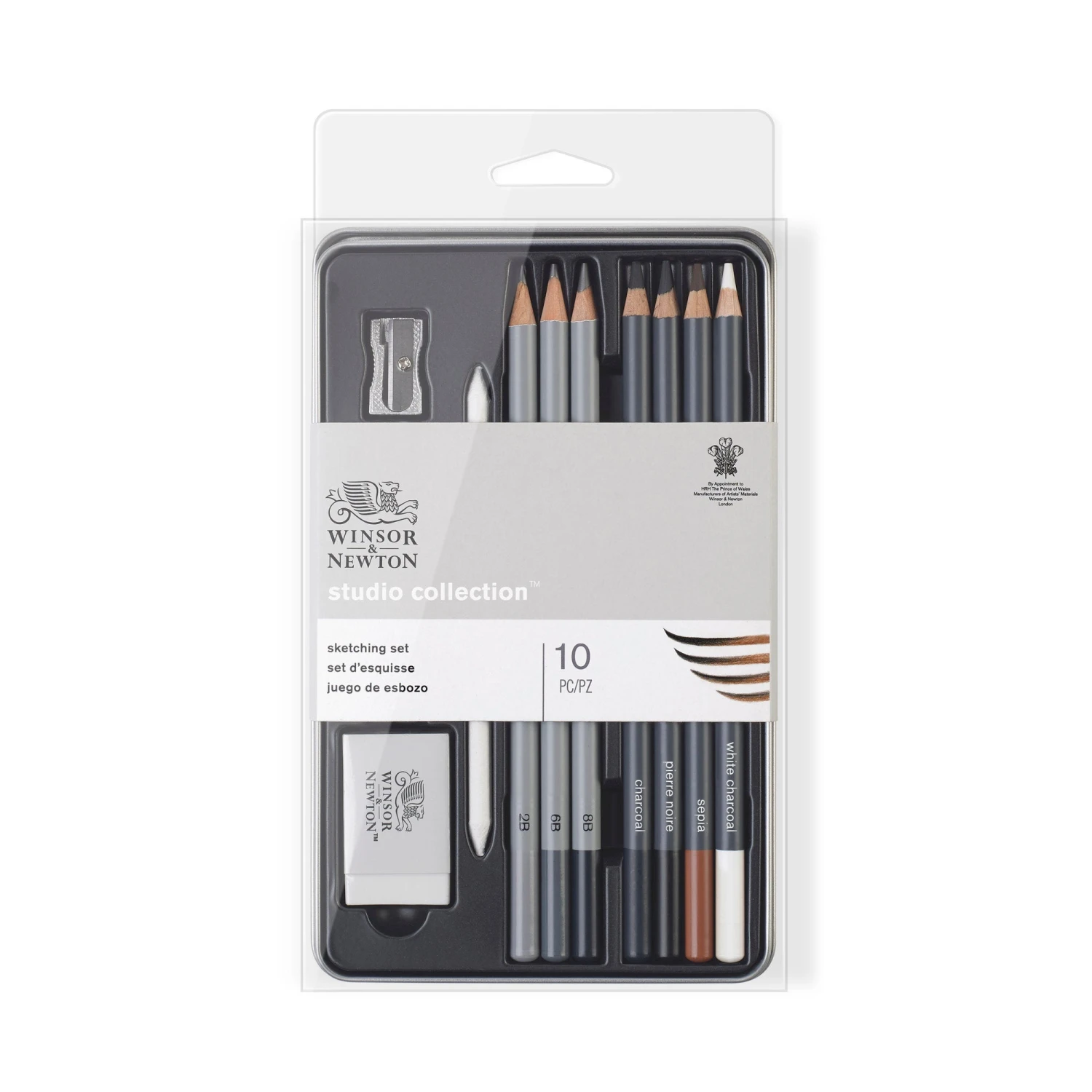 Winsor & Newton Studio Collection Sketching Pencil Set Of 10 Pieces 1 Winsor & Newton Studio Collection Sketching Pencil Set Of 10 Pieces