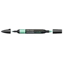 Winsor & Newton Promarker Metallic 9 Winsor & Newton Promarker Metallic -ARTdiscount 884955070987 WN PROMARKER METALLIC GREEN CAPS OFF 884955070987