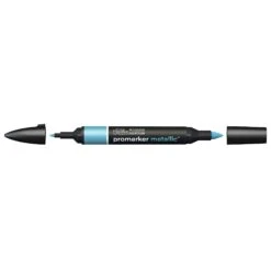 Winsor & Newton Promarker Metallic 10 Winsor & Newton Promarker Metallic -ARTdiscount 884955070994 WN PROMARKER METALLIC BLUE CAPS OFF 884955070994