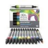 Winsor & Newton Promarker Watercolour Marker - Basic Tones - Set Of 12