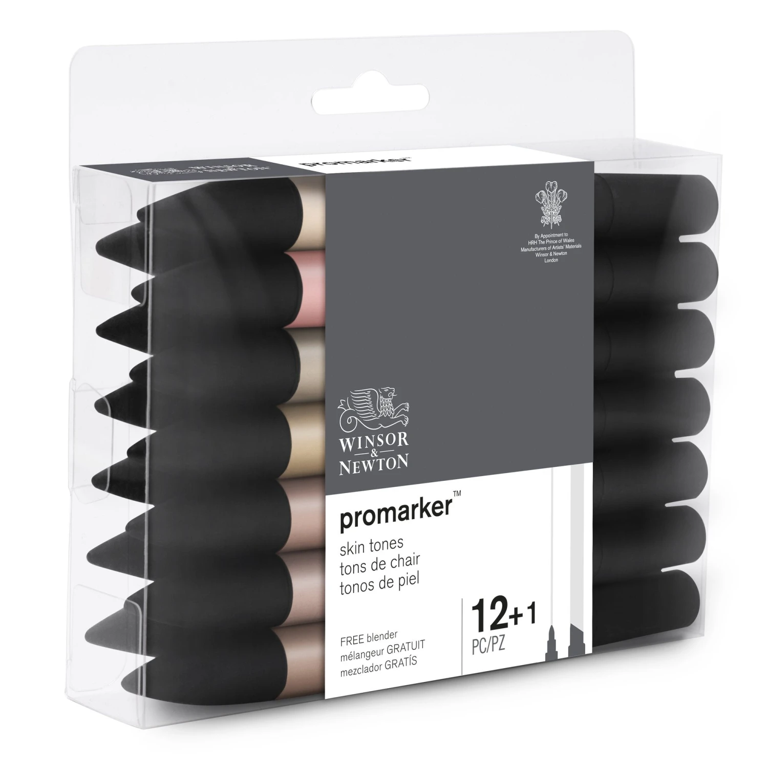 Winsor & Newton Promarker 12+1 Set - Skin Tones 2 Winsor & Newton Promarker 12+1 Set - Skin Tones - Image 2