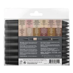 Winsor & Newton Promarker 12+1 Set - Skin Tones 7 Winsor & Newton Promarker 12+1 Set - Skin Tones -ARTdiscount 884955080122 W NPROMARKER12PCSKINTONESSET2 BACK 884955080122.TIF 150437e6 f0d3 4d55 9550 0043468ad9d5