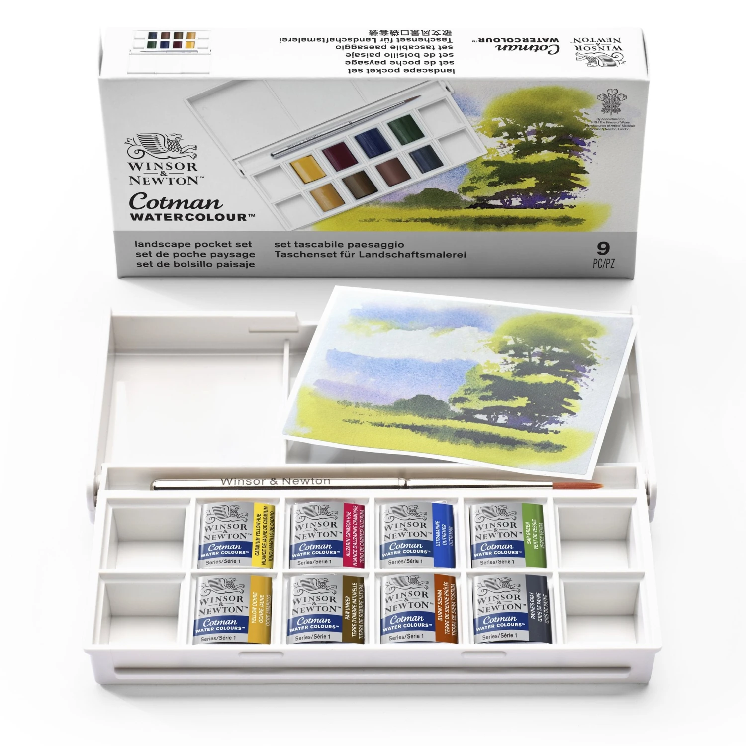 Winsor & Newton Cotman Watercolour LANDSCAPE Pocket Set 2 Winsor & Newton Cotman Watercolour LANDSCAPE Pocket Set - Image 2
