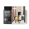 Liquitex Basics Acrylic - Set Of 6 X 22ml - Metallics And Iridescents