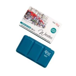 Rosa Gallery Watercolour - 12 X Whole Pan Tin Set - Urban Sketching -ARTdiscount 9210 Urban 12 2 1