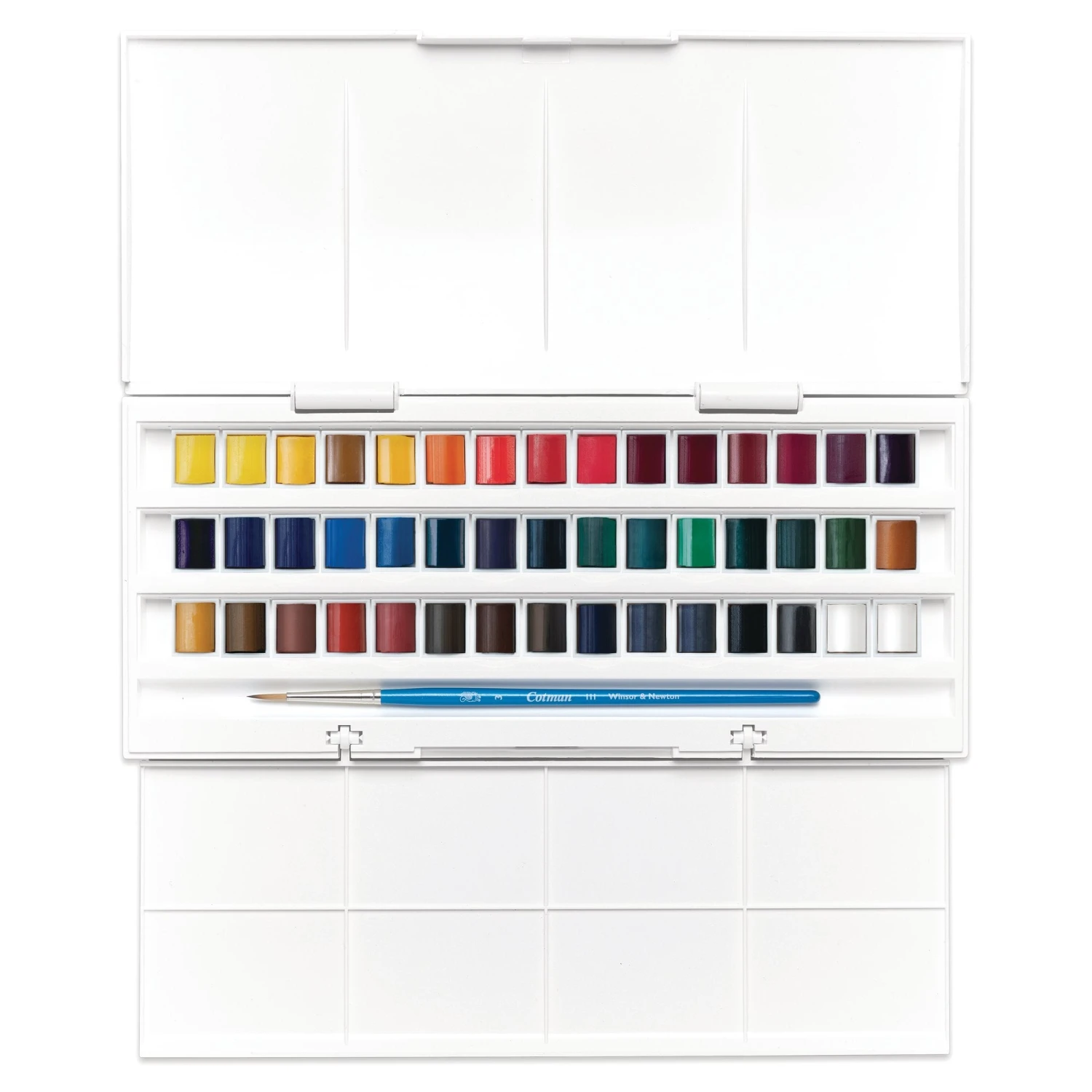 Winsor & Newton Cotman 45 Half Pan Studio Set Watercolours 2 Winsor & Newton Cotman 45 Half Pan Studio Set Watercolours - Image 2