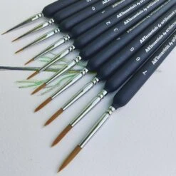 ARTessentials Ultra Fine Tip Artists Brushes - Set Of 10 12 ARTessentials Ultra Fine Tip Artists Brushes - Set Of 10 -ARTdiscount ARTessentials brushes 10
