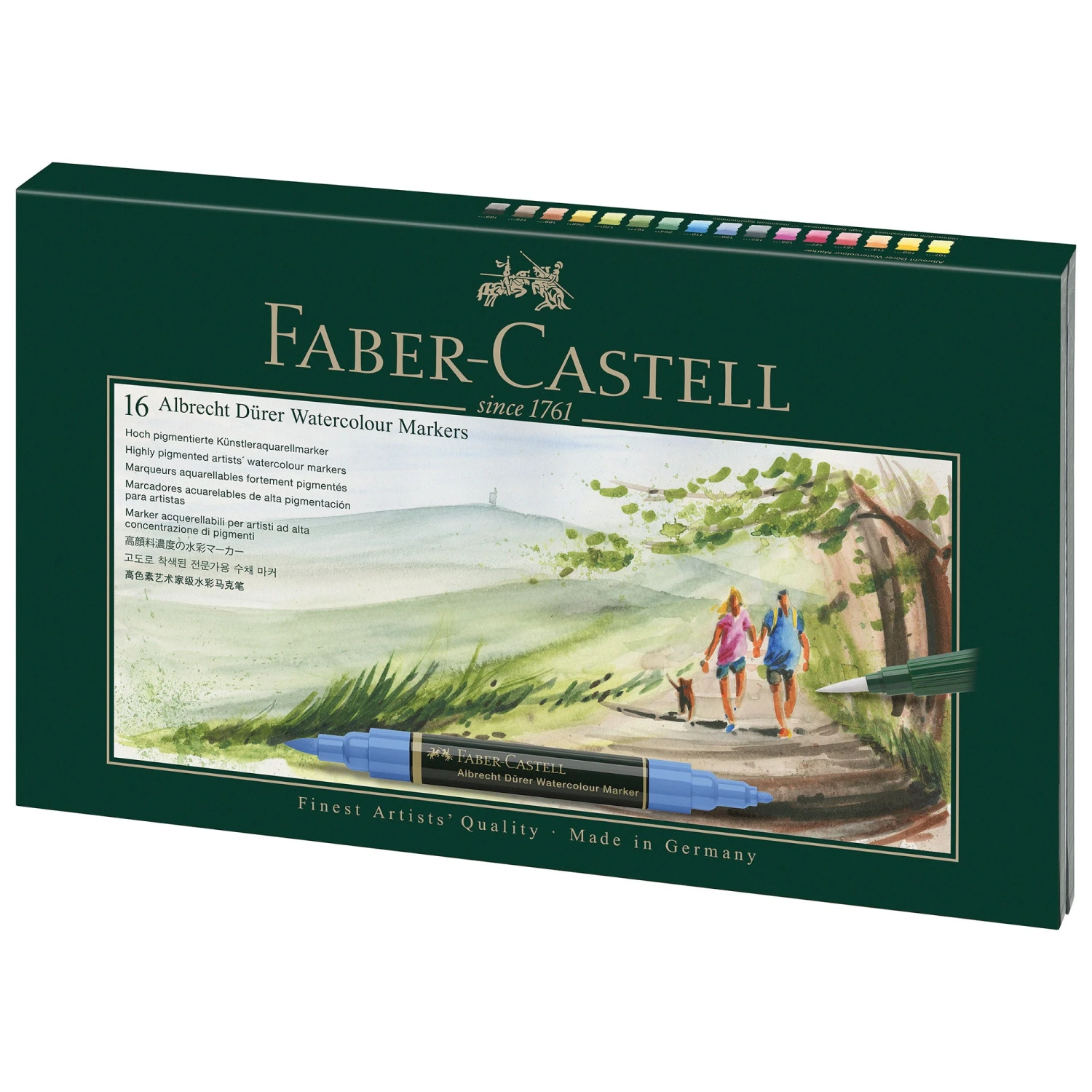 Faber-Castell 16 Albrecht Durer Watercolour Markers 2 Faber-Castell 16 Albrecht Durer Watercolour Markers - Image 2