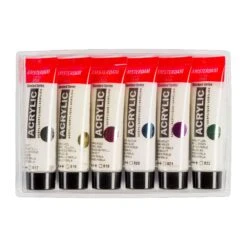 Amsterdam Acrylic Paint Pearl Colours Set 6 X 20ml 6 Amsterdam Acrylic Paint Pearl Colours Set 6 X 20ml -ARTdiscount Amsterdam Pearl2
