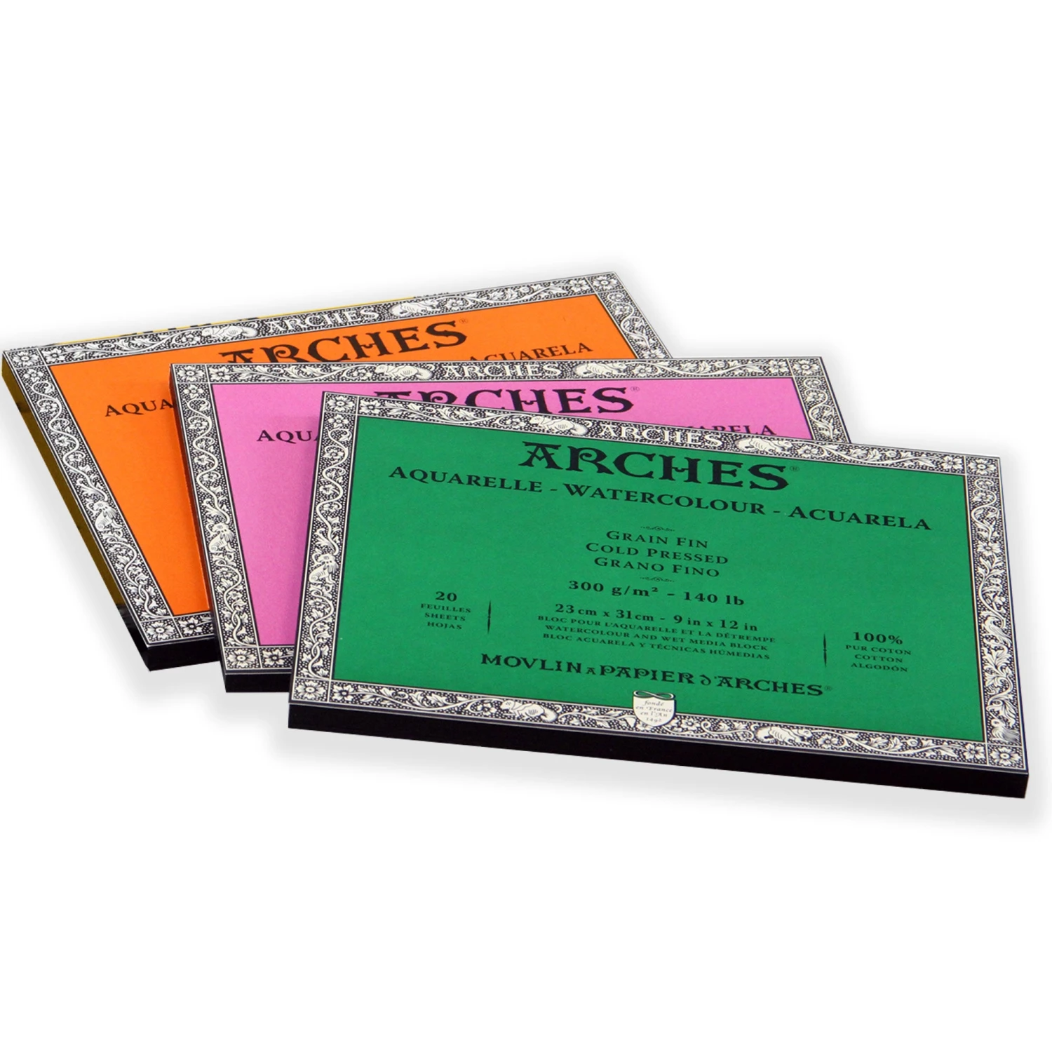 Arches Aquarelle Watercolour Block - 300gsm 1 Arches Aquarelle Watercolour Block - 300gsm