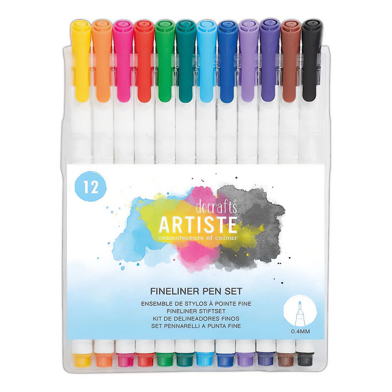 Docrafts Artiste Coloured Fineliner Pen Sets 1 Docrafts Artiste Coloured Fineliner Pen Sets
