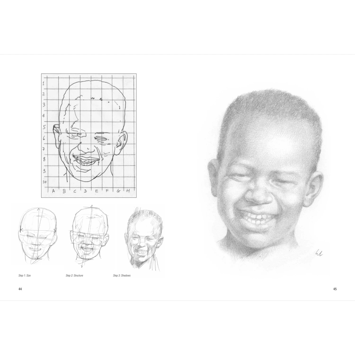 Drawing Using Grids: Portraits Of Babies & Children - G. Civardi 4 Drawing Using Grids: Portraits Of Babies & Children - G. Civardi - Image 4