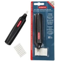 Derwent Battery Operated Eraser -ARTdiscount Battery Operated Eraser out of packaging