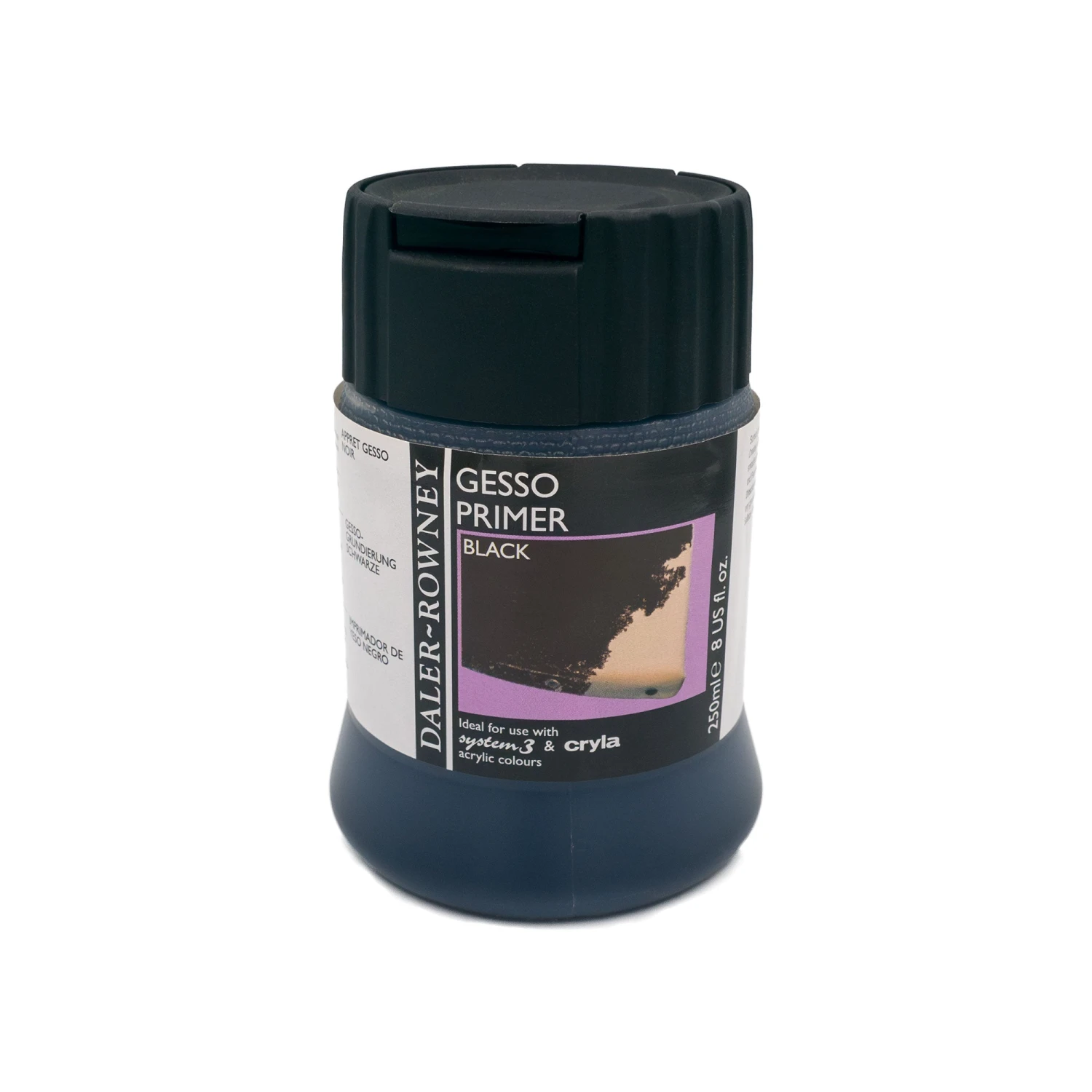Daler-Rowney Black Gesso Primer 2 Daler-Rowney Black Gesso Primer - Image 2