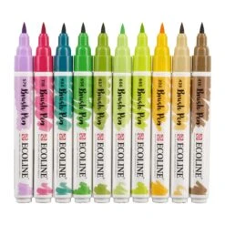 Royal Talens Ecoline Brush Pen Sets Of 10 Colours 14 Royal Talens Ecoline Brush Pen Sets Of 10 Colours -ARTdiscount Botanic Ecoline Talens