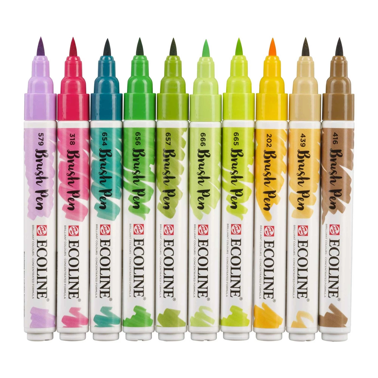 Royal Talens Ecoline Brush Pen Sets Of 10 Colours 5 Royal Talens Ecoline Brush Pen Sets Of 10 Colours - Image 5