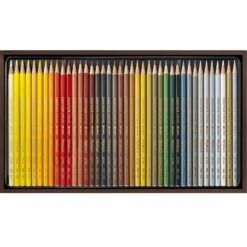 Caran D'Ache 80 Prismalo Pencils Wooden Box -ARTdiscount Box 80 Prismalo 2