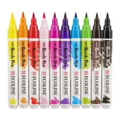 Royal Talens Ecoline Brush Pen Sets Of 10 Colours 13 Royal Talens Ecoline Brush Pen Sets Of 10 Colours -ARTdiscount Bright Ecoline Talens