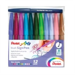 Pentel Arts Brush Sign Pen - New Pastel Shades