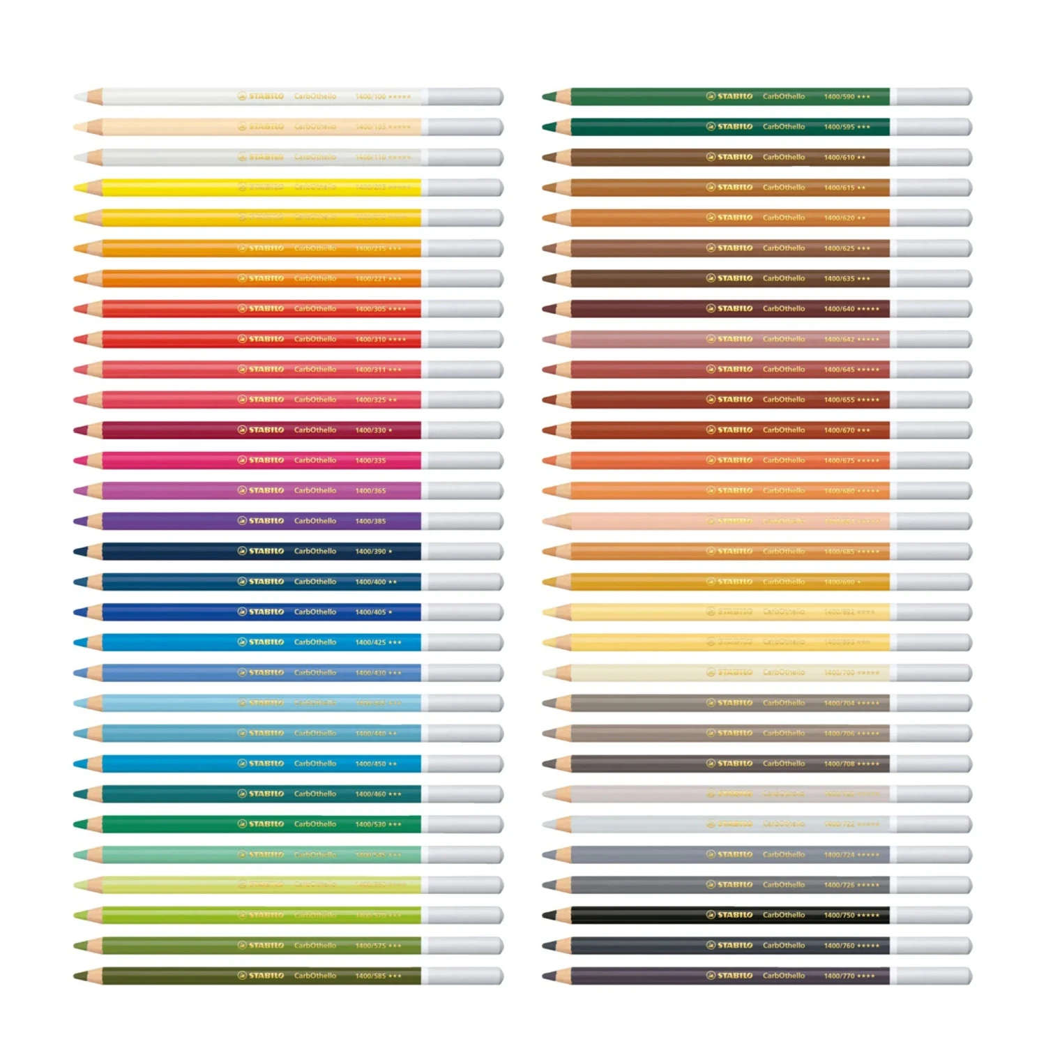 Stabilo Carbothello Chalk Pastel Pencils - Assorted Colours - Set Of 60 3 Stabilo Carbothello Chalk Pastel Pencils - Assorted Colours - Set Of 60 - Image 3