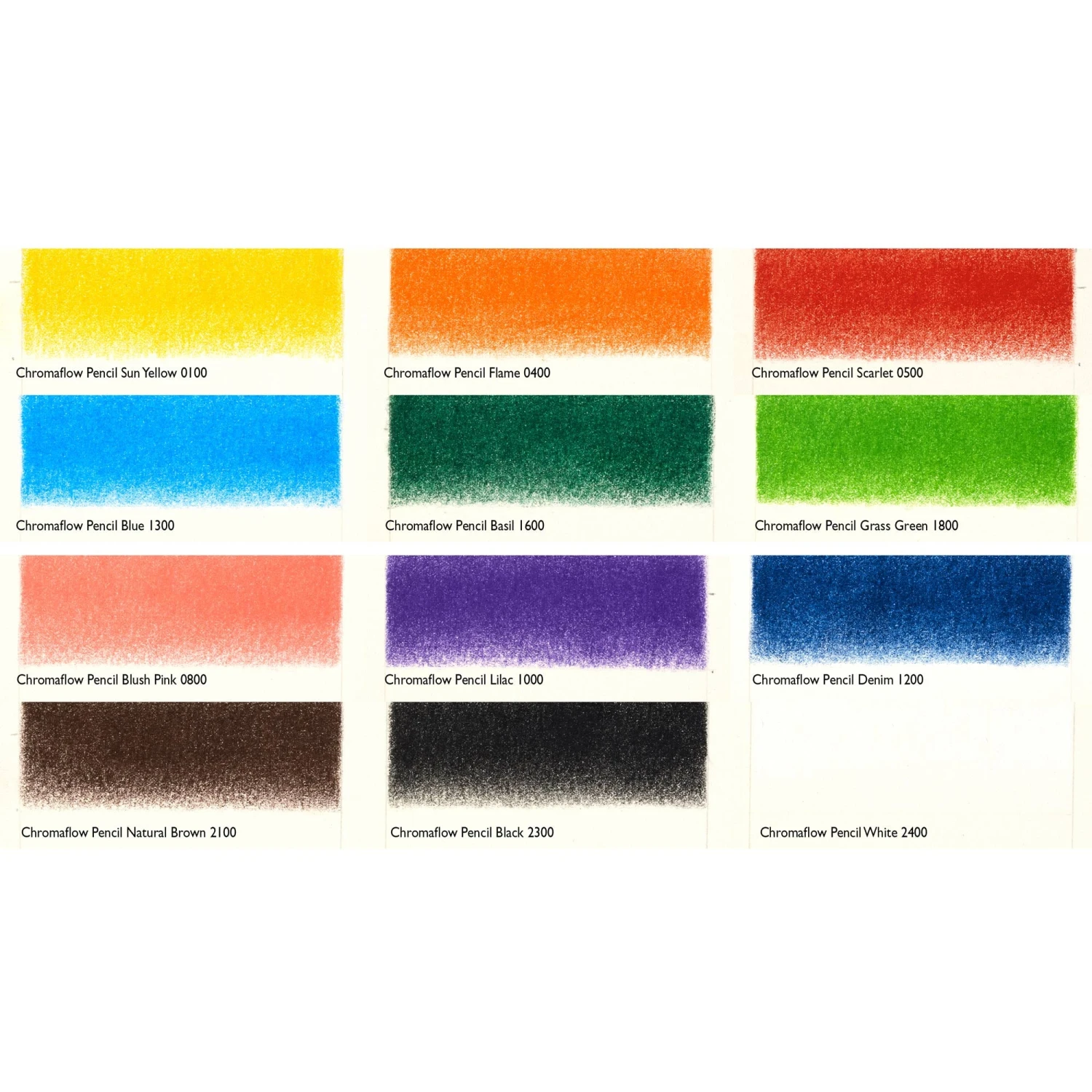 Derwent Chromaflow Pencils - Set Of 12 - FREE Set Of 2 Blender Pens 4 Derwent Chromaflow Pencils - Set Of 12 - FREE Set Of 2 Blender Pens - Image 4