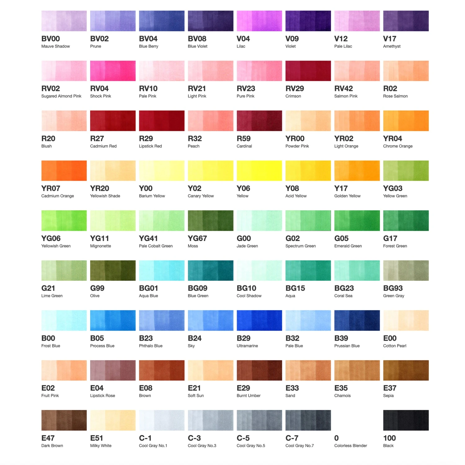 COPIC Ciao Marker Set Of 72 Colours Set A 2 COPIC Ciao Marker Set Of 72 Colours Set A - Image 2