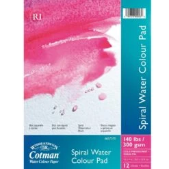 Winsor & Newton Cotman Spiral Water Colour Paper Pad - Cold Pressed / NOT 300gsm