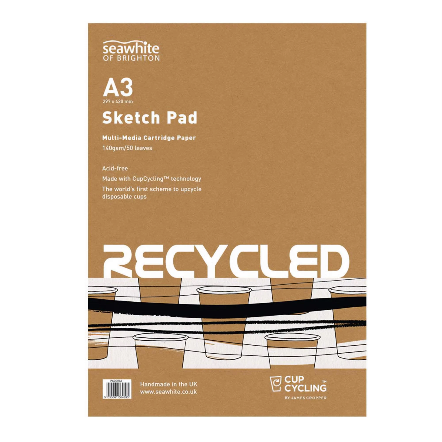 Seawhite Cupcycling Multi-Media Sketchpads 2 Seawhite Cupcycling Multi-Media Sketchpads - Image 2