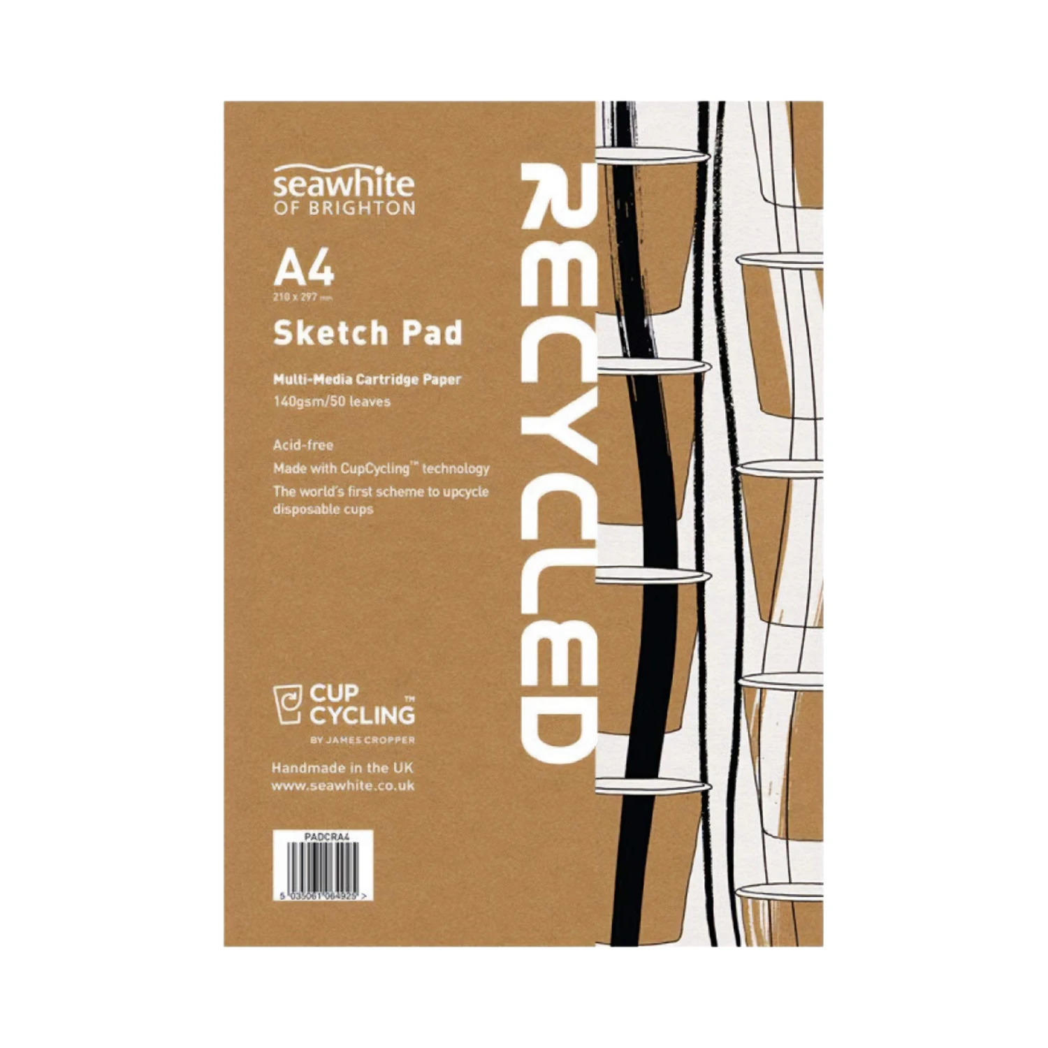 Seawhite Cupcycling Multi-Media Sketchpads 1 Seawhite Cupcycling Multi-Media Sketchpads